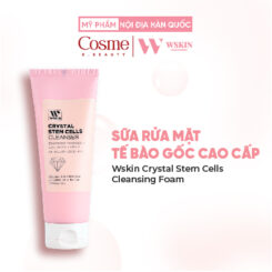 Sữa rửa mặt tế bào gốc cao cấp Wskin Crystal Stem Cells Cleansing Foam