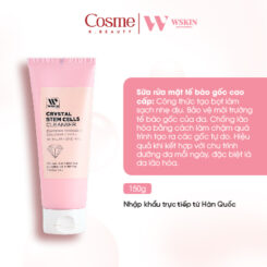 Sữa rửa mặt tế bào gốc cao cấp Wskin Crystal Stem Cells Cleansing Foam