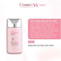 Kem Chống Nắng Nâng Tone Dưỡng Trắng WSKIN Essence Sunscreen SPF50+ PA++++
